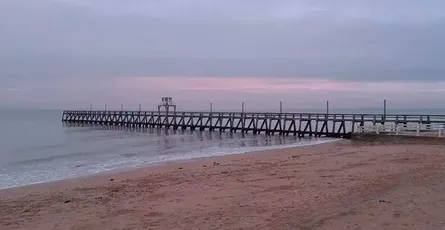 La jetée des pécheurs de Luc sur mer.