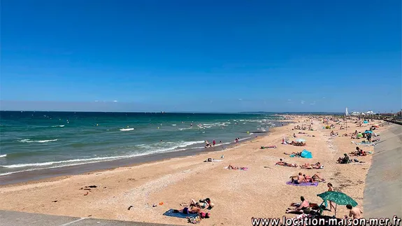 La plage devant la maison